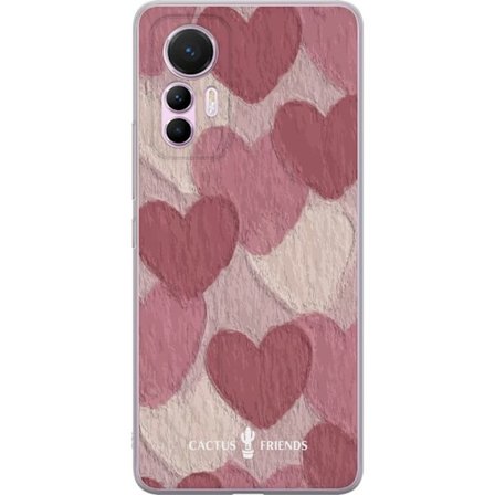 Yhteensopiva Puhelinkuori Xiaomi Xiaomi 12 Lite Cactus and Friends - Blush Paper Hearts