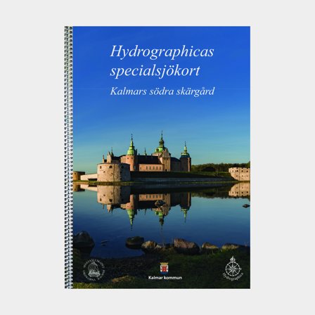 Carta nautica Hydrographica 713 Arcipelago meridionale di Kalmar, A3 rilegato a spirale