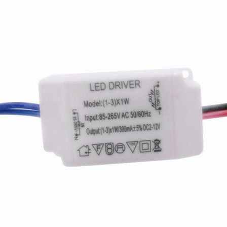 Yksinkertainen AC 85V-265V DC 12V LED elektroninen muuntaja Power S