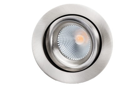 SG Armaturen Junistar Lux Downlight 68 lm/W Børstet stål, Belysning