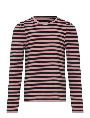 T-Shirt Ls Tops T-shirts Long-sleeved T-shirts Pink Creamie