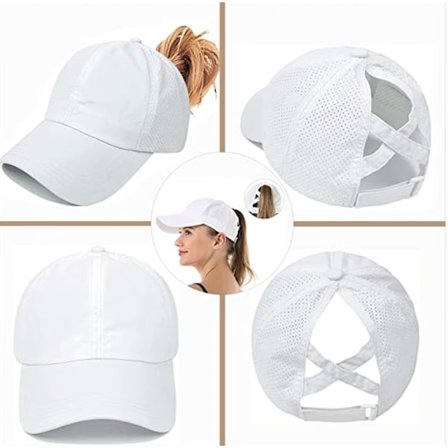 Poninhäntä Baseball-lippis, Kevyt Säädettävä Nopeasti Kuivuva Hengittävä