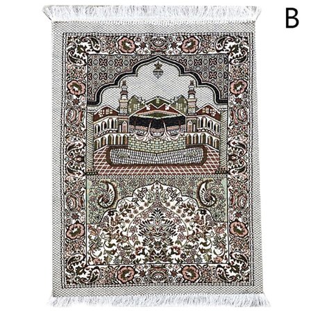 Muslimi rukousmatto islamilaisille, punotut matot vintage Eid A