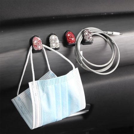 4 delar krok diamant bil krok diamant söt kreativ universal förvaringskrok