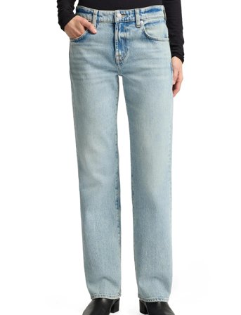 7 For All Mankind Calie Straight Ode To - Blue - 27 x 31