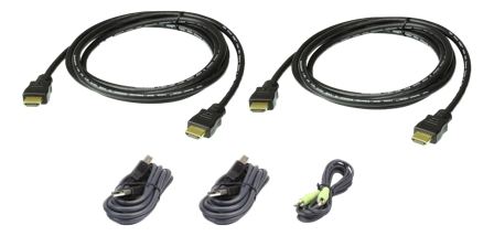 ATEN tastatur / video / musekabelsett (KVM) - TAA-samsvar