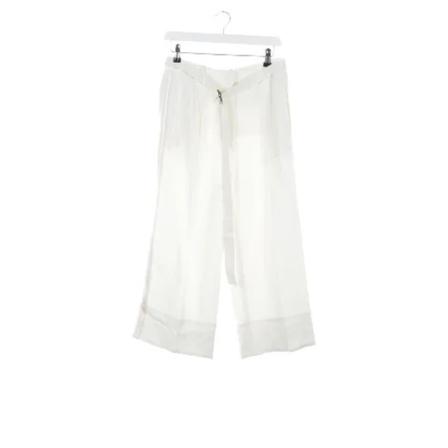 Moncler Pre-owned, Pre-owned Fabric bottoms Wit, Dames, Maat:M,Viscose