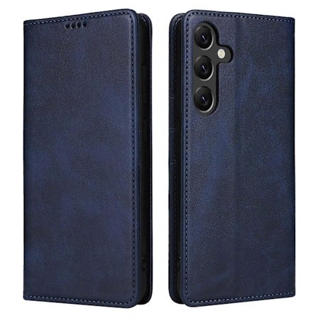 Etui til Samsung Galaxy A26 5G RFID-blokerende PU læder telefonpung Blå