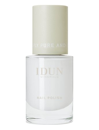 IDUN Minerals Nail Polish Månsten - White - 11 ml