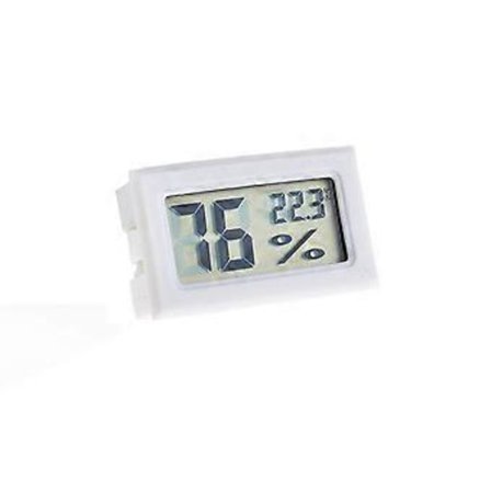 Digitalt Termometer Hygrometer Mini Temperatur Fugtighedsmåler LCD Indendørs Termometer