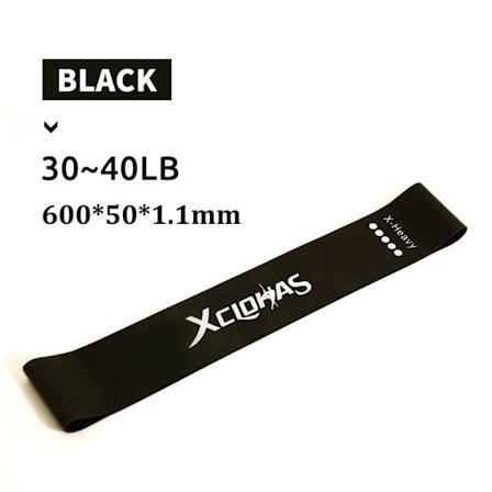 XCLOHAS Resistance Bands Träningsgymnastik Expander 5 Level Yoga Pilates Fitness Elastiska Gummiband Crossfit Träningsutrustning