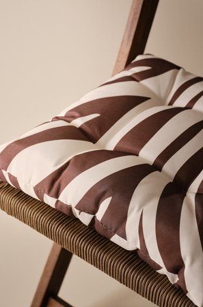 Jotex - Seteunderlag Brun zebra - MENTON - Kjøp Puter & sitteputer hos Jotex