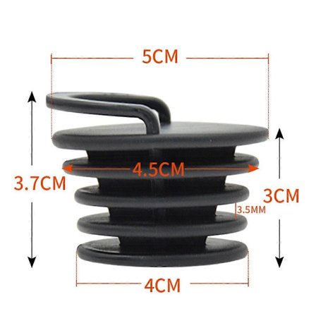 4 stk Marinebåt Kajakk Rafting Deler Bunnplugg Dreneringsplugg Hullplugger