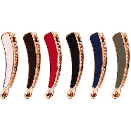 6 st Bananhårklämma Tand Hästsvansklämma Enkelt Hårklämma