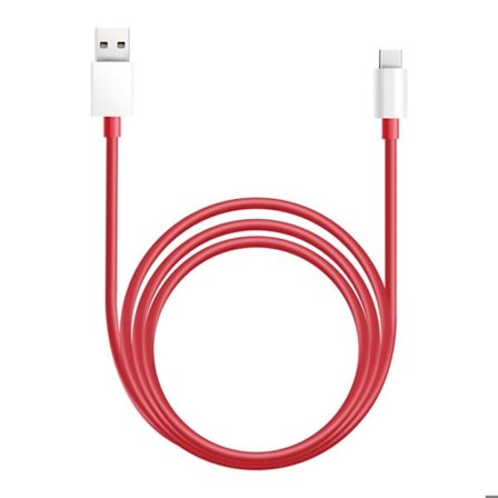 USB-C till USB-C Snabbladdningskabel SuperVOOC 12A 1.5m Officiell Oneplus Röd