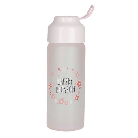 350ML Portabel Transparent Vattenflaska Härliga Temperatur Färgskiftande Flaskor (Med ord)