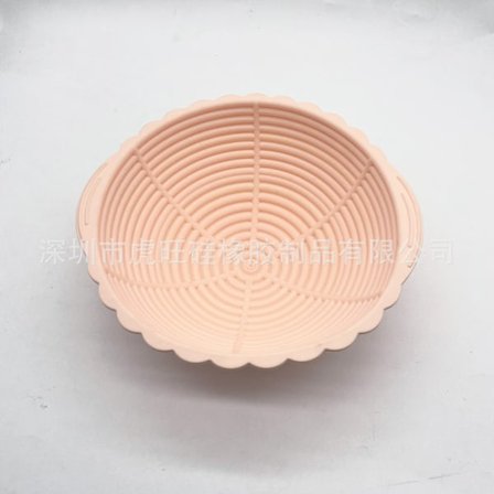 Ugn Bakning Deg Jäsningsskål Vikbar Rund Rosa