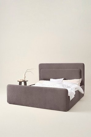 Jotex - Bettgestell 160 Cm Graubraun - MALO - Kaufe Bettgestelle bei Jotex