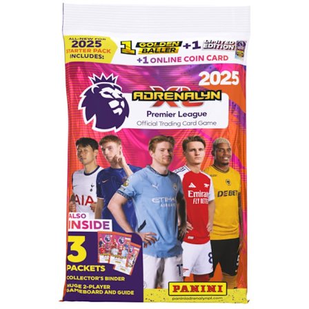 Fodboldkort + Binder (Starterpakke) - Panini Premier League 2025