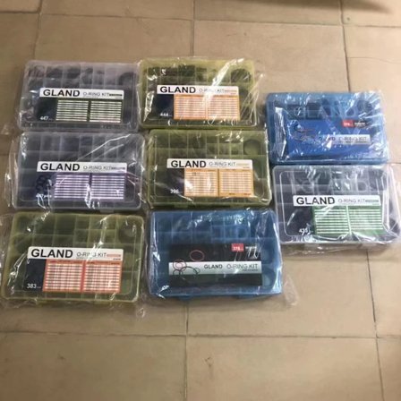 Kaivinkoneen o-rengaslaatikko Kaivinkoneen korjaussarja O-rengas O-rengassarjalaatikko Hitachi-tarvikkeille Laatikollinen tiivisterengas Komatsu EC 