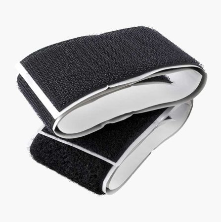 Kardborreband svart 0 5 m x 50 mm - Biltema