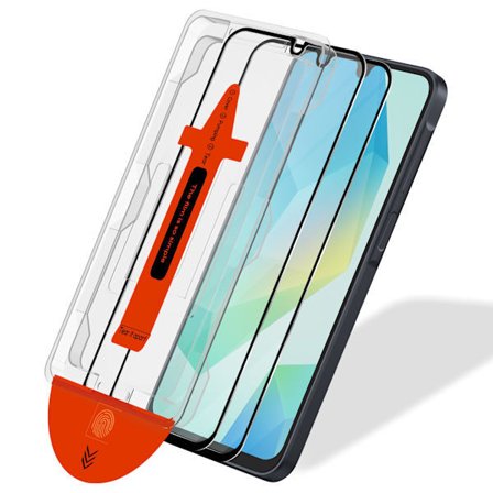 2-pack Samsung A16 Skärmskydd - Härdat Glas | [Automatisk Installation] - Bubblafri Samsung A16 Samsung A16