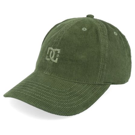 DC - Grön unconstructed Keps - Star Bronze Green Dad Cap @ Hatstore
