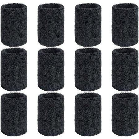 Armbånd Armbånd, 6 Par Absorberende Armbånd I Bomuld Sportsarmbånd Svampearmbånd Til Mænd Kvinder Badminton Tennis Fodbold Basketball