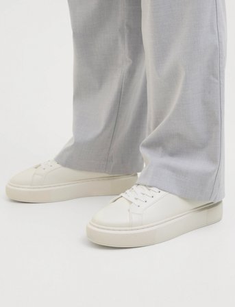 Jack & Jones Jfwaspire Cupsole Pu Sneaker Noos - White - 40