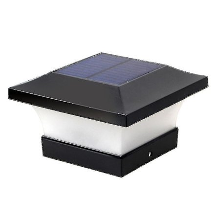 Solar Vattentät Led Post Cap Lights Utomhus Kolumn Strålkastare Pillar Staketstolpe