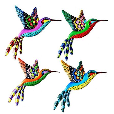 Utendørs Metall Veggkunst - Metall Fugl Veggdekor - Gjerdekorasjon Utendørs - Dekorasjoner til Hage [D]