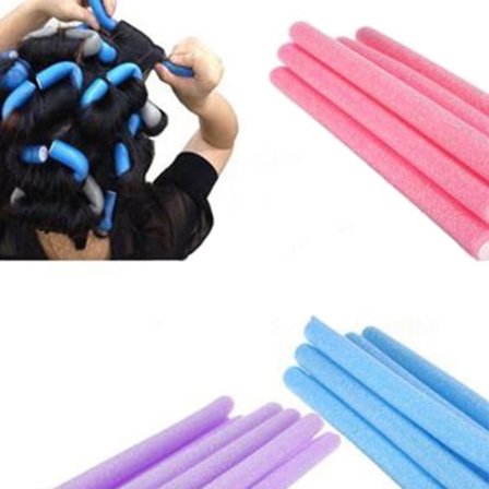 10-pak skumgummi ruller, krøller håret, bøjelige style hårspoler