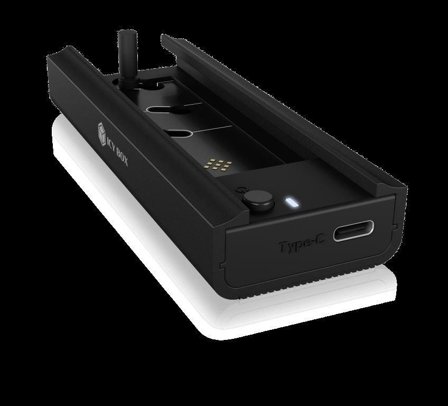 ICY BOX DockingStation IB-180MC-C31 For M.2 SSD med USB 3.2 (Gen 2) Type-C or Type-A interface