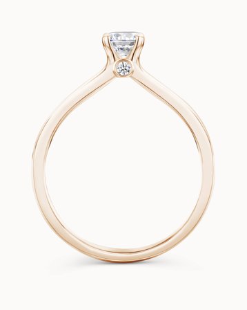 Solitaire Ring Elma 18K Rose Gold Lab-Grown Diamond 0.30 Carat - Engagement Rings & Wedding Rings from Vanbruun