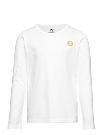 Kim Kids Long Sleeve T-shirts Long-sleeved T-shirts Vit Wood Wood