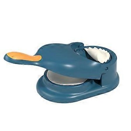 Dumpling Presser Sparer Tid Arbejdsbesparende Ergonomisk Design Hurtig Formning Dejpressemaskine Madlavningsredskaber Køkkenværktøj (Blå)