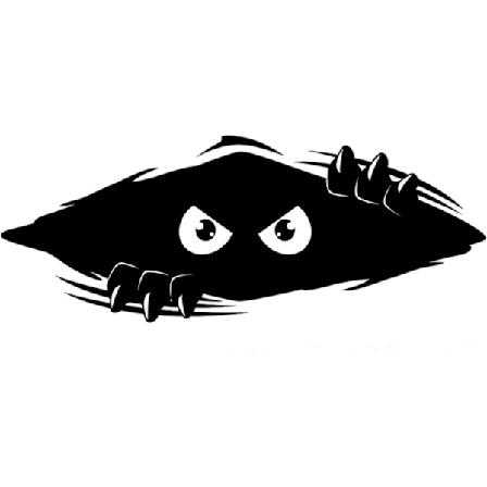 Tittende Monster Klistremerker Dekaler Vanntett Dekal Morsom Tittende Bil Dekal for Bilfanger, M