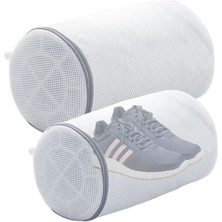 (Pow yeah!) 2 stk. vaskeposer til sko, vaskepose til sko, tørretumbler, dørskonet til sarte træningssko, sokker, bh'er