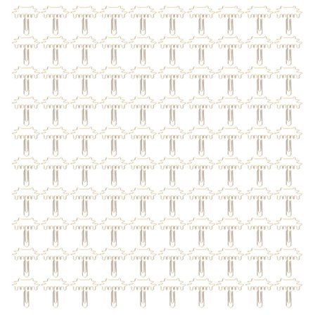 100 stk. søde papirclips Metalbelægning Multifunktionelle små planlægningsclips med opbevaringsboks til daglig brug hjemme og på kontoret_tfrf