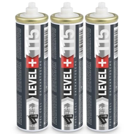 Gaspatron för gasspikpistol 115mm|56ml Fuel Cell RM115 - 3 st