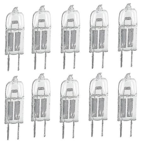 10 kpl G4 12 V 20 W halogeenipistokantalamppuja kattokruunuihin riippuvalaisimiin
