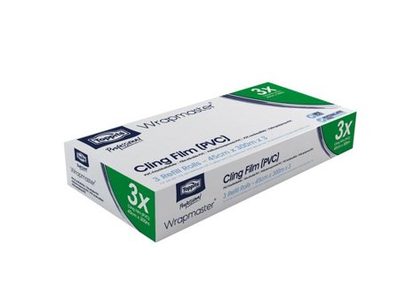 TOPPITS Plastfolie PVC4500 45cmx300m 3/fp - Lyreco - Kök och servering - Plast- och aluminiumfolie - Plastfolie