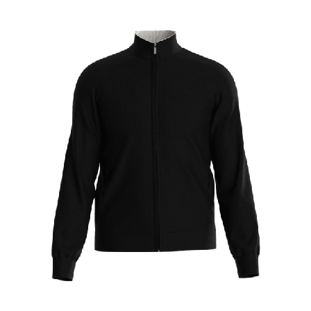 Guess Brennan Ls Zipped Basic Cardigan Skjortor Herr Svart XL