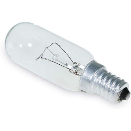 Pære kompatibel med emhætte E14 40w, T25 230v Varm hvid 2700k Dæmpbar, 4-pak