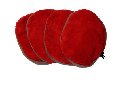 AVA MICROFIBERPADS SKÅNSOM FOR MICROFIBERBØRSTE BILPLEIE 4STK