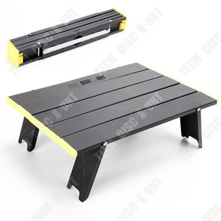 TD Utomhus fällbart bord i aluminiumlegering portabelt camping enkel picknickbord halkfritt grillbord
