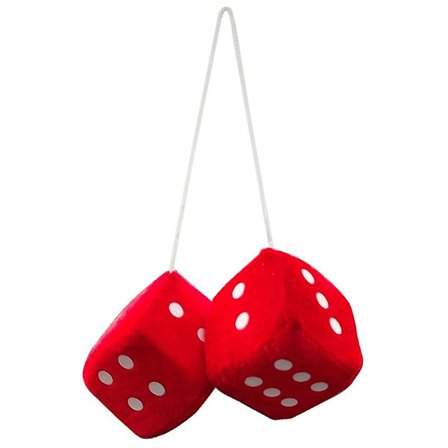 Moniväriset Pehmonopat Auton riippuvalaisimet Uudenvuoden nopat Velvet Dice Malli Sisustus Taustapeilit Muotoilu