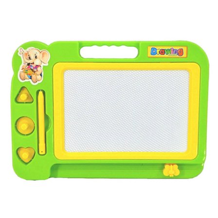 Magnetisk tegnetavle til børn, tegnetavle, pædagogisk spil til børn, grøn