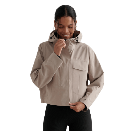 aim'n Dark Clay Waterproof Jacket Friluftsjackor Dam Beige L