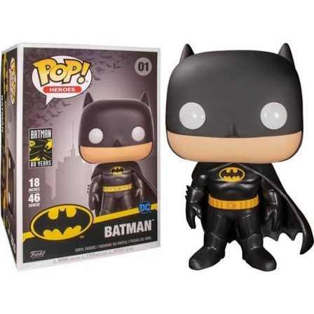 Funko Pop! Heroes: DC- 18" Batman - FUNKO - Figur - 18" - Batman - Svart
